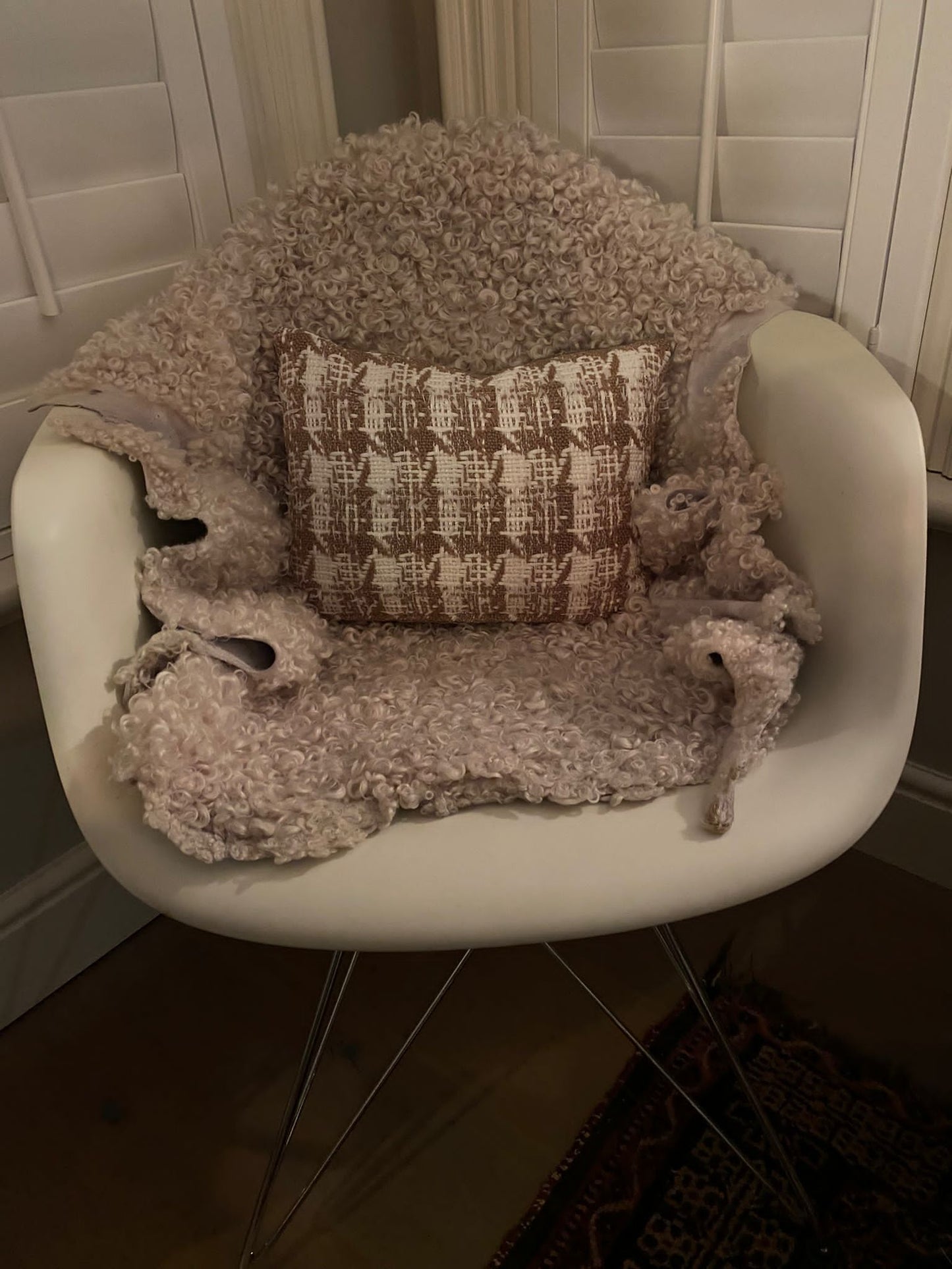 Teddy Bear Couture Tweed Mini & Large Cushion